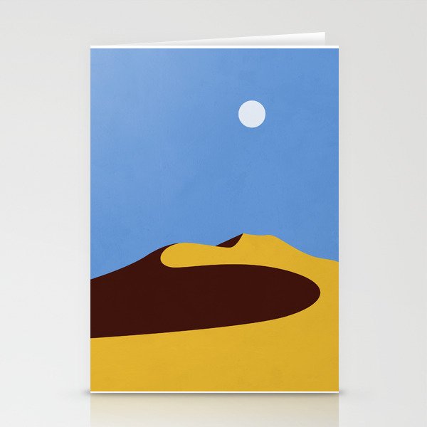 Desert at Night Stationery Cards