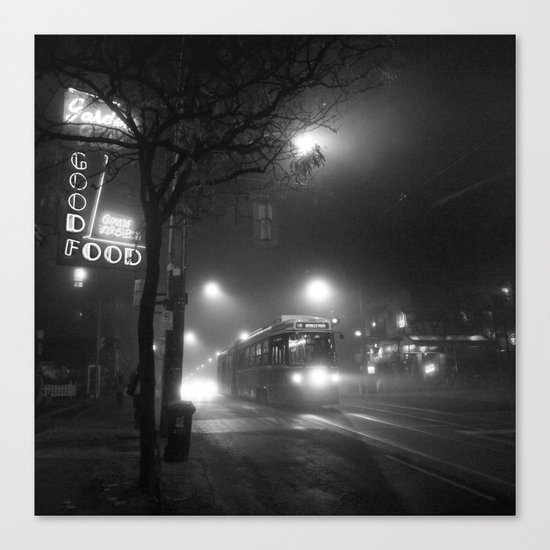 A Streetcar Named Noir Canvas Print