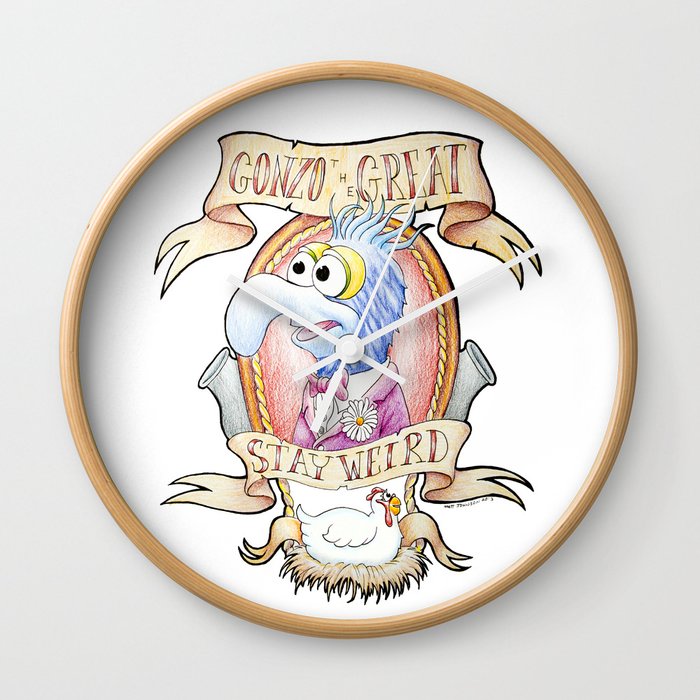 Gonzo the Great - Stay Weird Wall Clock by ...