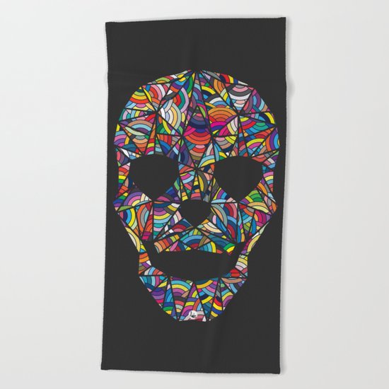 Under Your Skin in Glorious Technicolor Beach Towel