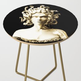 Gold Medusa Side Table