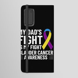 Bladder Cancer Ribbon Awareness Chemo Survivor Android Wallet Case
