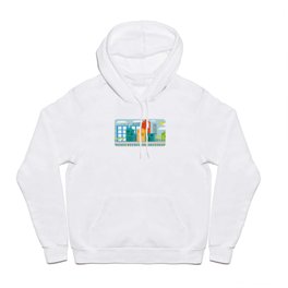 Geometric City Hoody