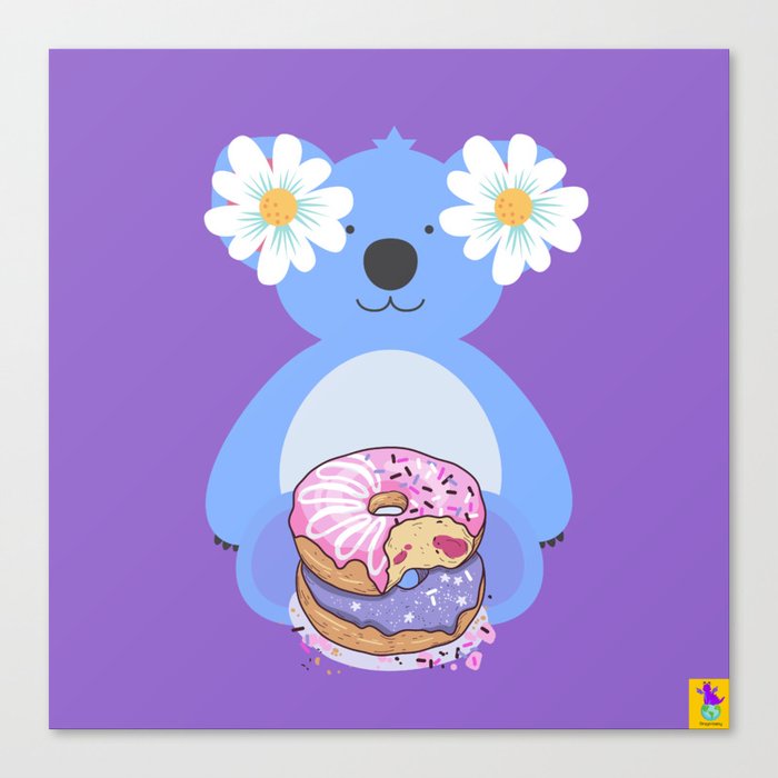 Bear Love Canvas Print