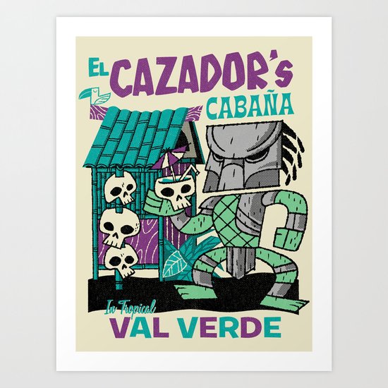 El Cazador's Cabana (open edition) Art Print