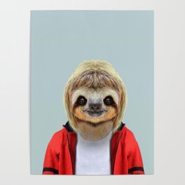 sloth moths portrait  Poster
