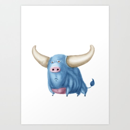 Bull Art Print
