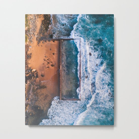 Natural swimming pool Metal Print