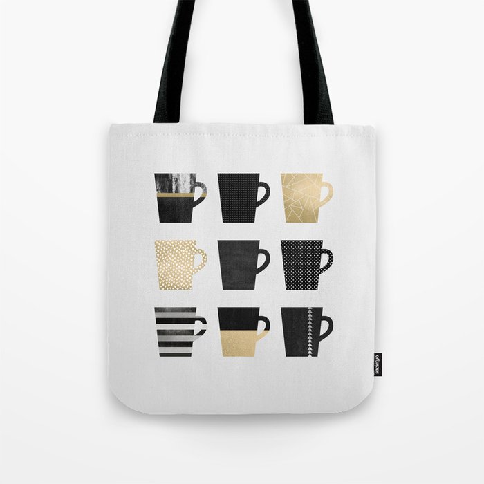 Coffee Mugs Tote Bag