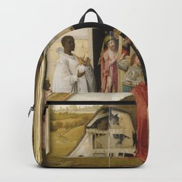 Hieronymus Bosch Magi Upton House Worship Backpack | Flemishrenaissance, Oil, Streetart, Jheronimusbosch, Color, Hieronymusbosch, Flemishpainting, Art, Homedecor, Painting 