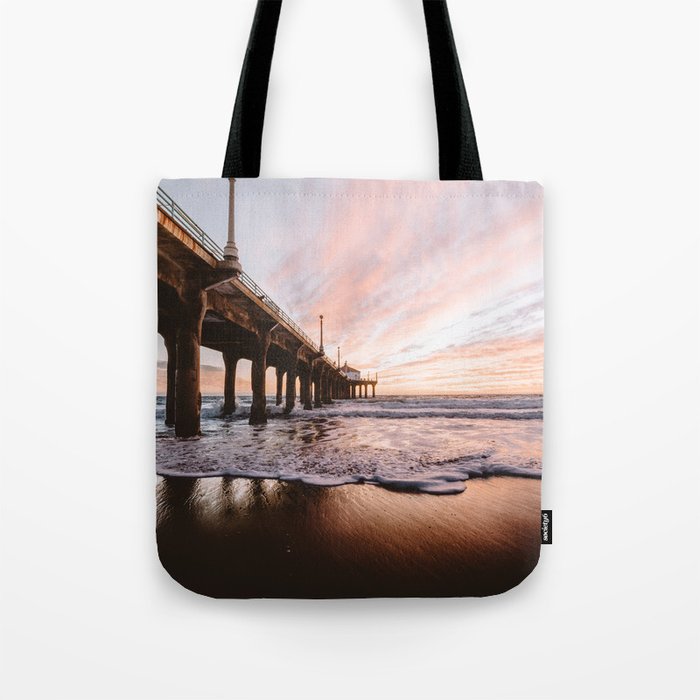 MANHATTAN BEACH PIER Tote Bag