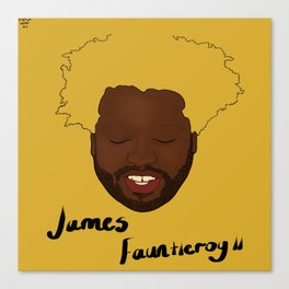 Floating Heads: James Fauntleroy  Canvas Print