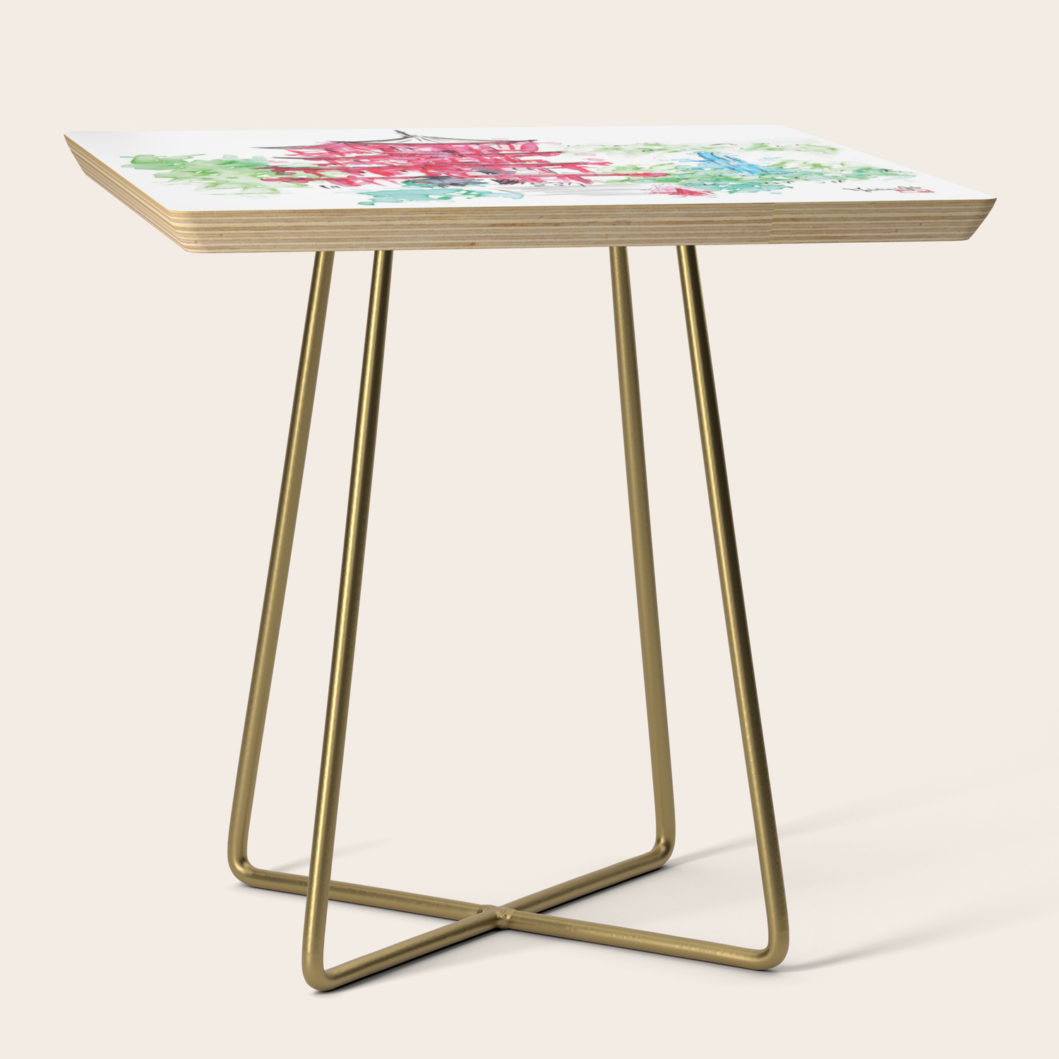 Moment Suspended Side Table By Matitasart
