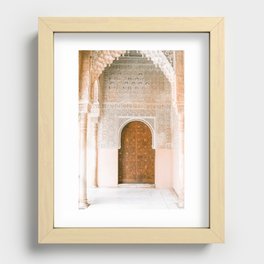 Alhambra Granada spain | Europe travel photography | Fine art print Recessed Framed Print