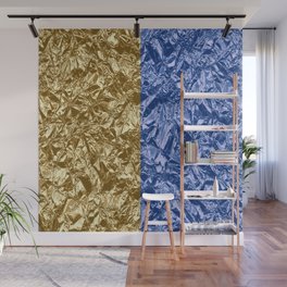 Gold Navy Blue Foil Modern Collection Wall Mural