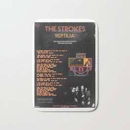 The Strokes: Reptilia Bath Mat | Roomonfire, Reptilia, Strokes, Thevoidz, Voidz, Juliancasablancas, Thestrokes, Graphicdesign 