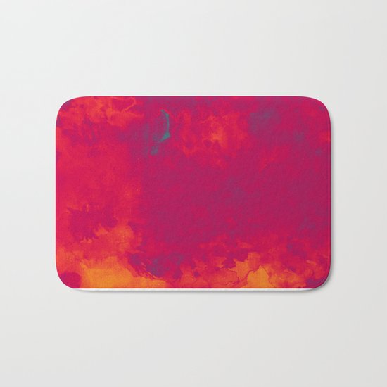 Red as Passion Bath Mat