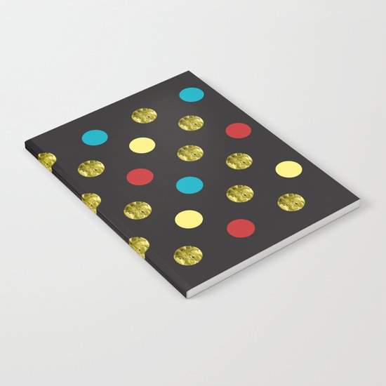 Golden Dots Notebook
