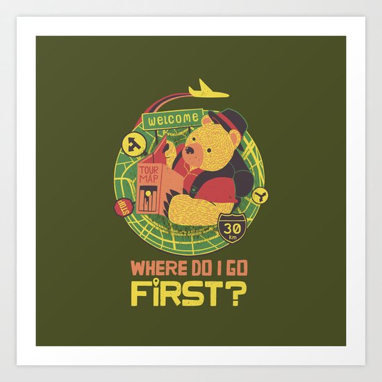Where Do I Go Now Art Print