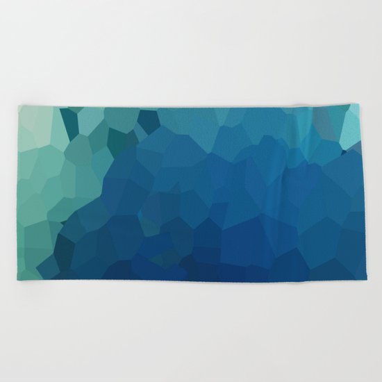 Sea Moon Love Beach Towel