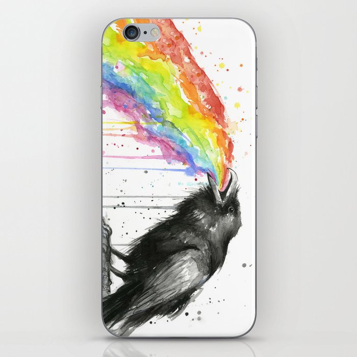 Raven Tastes the Rainbow iPhone Skin