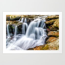 Cascades Art Print | Photo, Water, Stream, Environment, Landscape, Fountain, Nature, Natural, Flow, Beautiful 