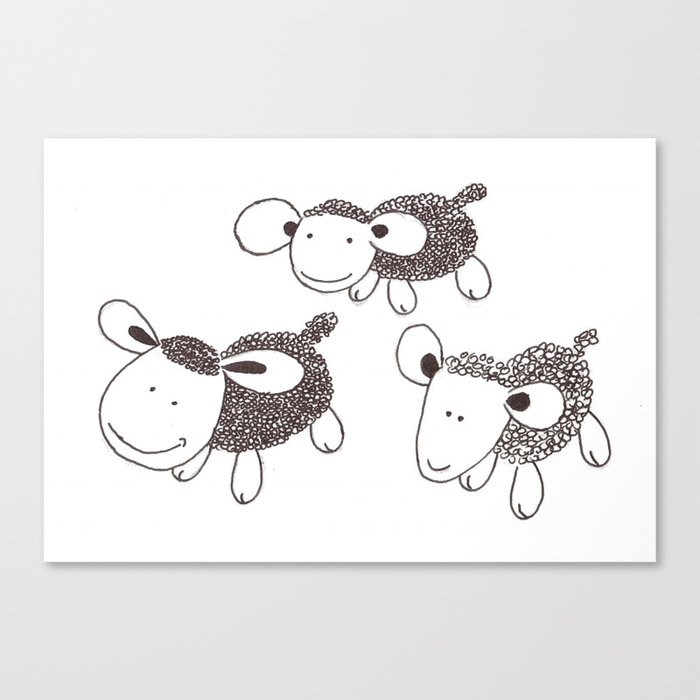 Sheep Canvas Print