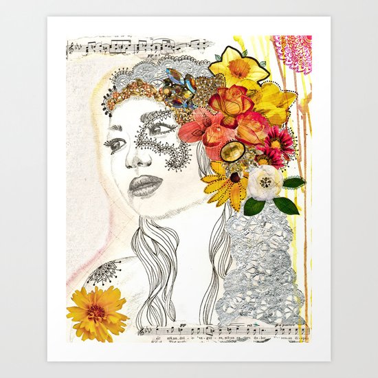 Gypsy Girl Art Print