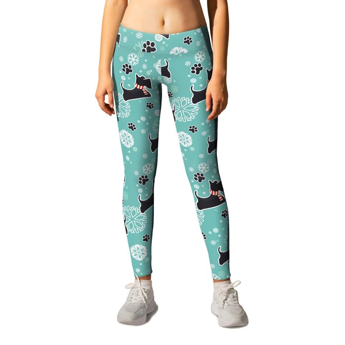 Dog hot sale christmas leggings