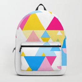 Geometric Composition 01 • Pansexual Flag Backpack