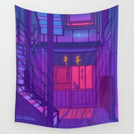 Lonely Nights Wall Tapestry