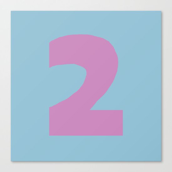 Number 2 Canvas Print