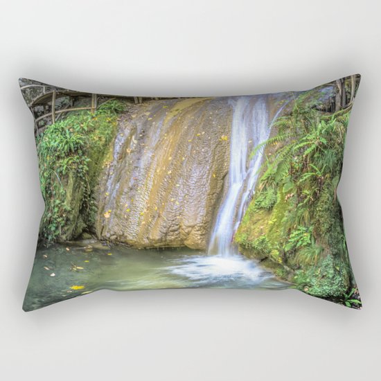 Autumn waterfall Rectangular Pillow