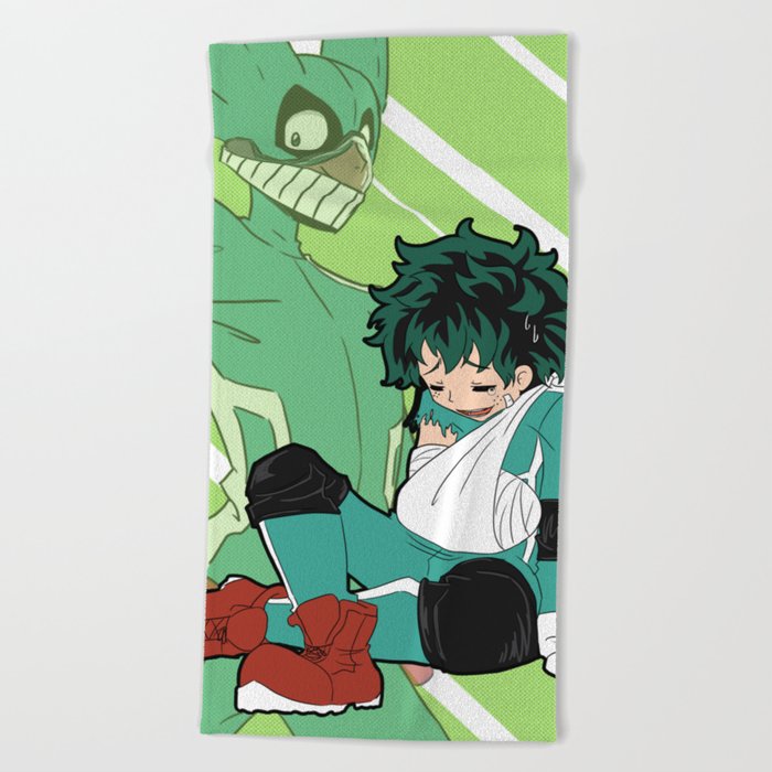Boku No Hero Academia Beach Towel By Thedragonstudiostore Society6