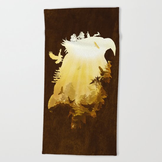 Watchers in the Sky Beach Towel