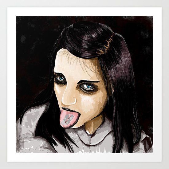 Girl Art Print