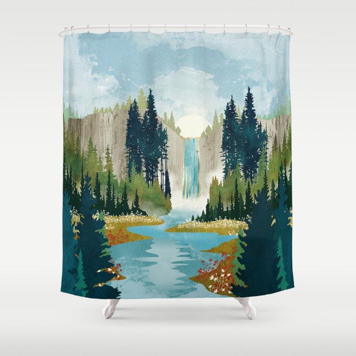 Waterfall Vista Shower Curtain