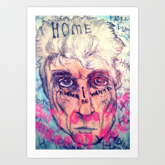 David Byrne Art Print