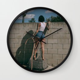 while we wait Wall Clock