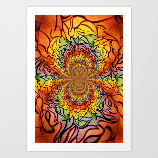 Sunburst Art Print