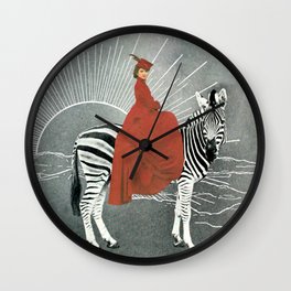 My zebra and I Wall Clock