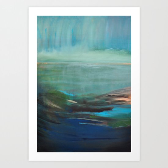 la baie Art Print