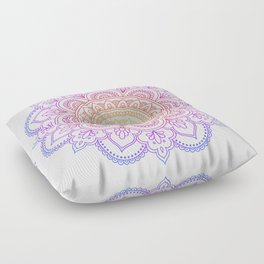 Color Circular pattern in form of mandala. Floor Pillow