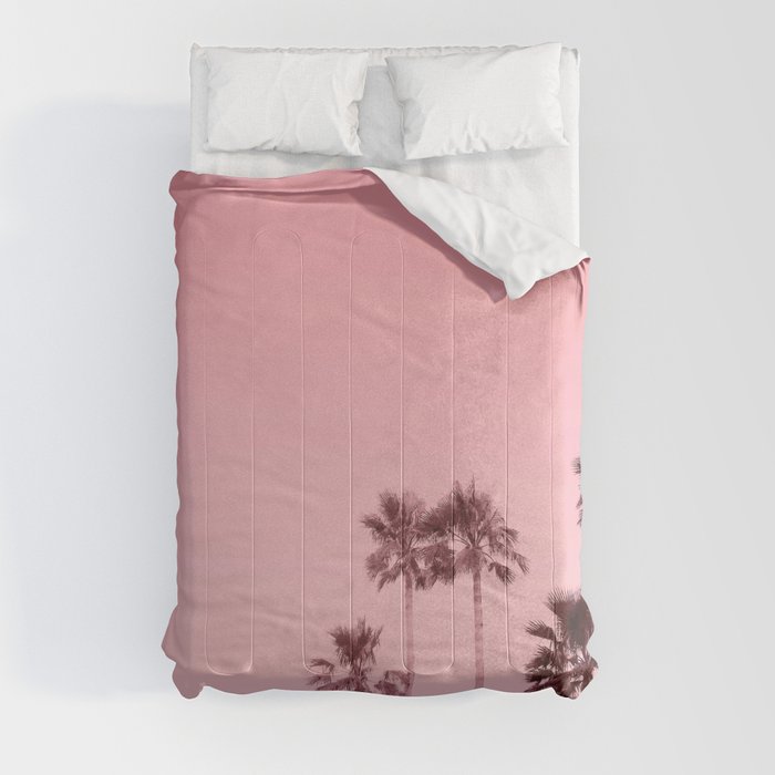 Tranquillity - flamingo pink Comforter