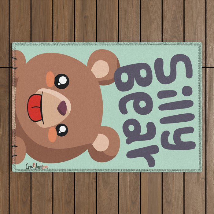 Silly Animals Serie: Silly Bear Outdoor Rug