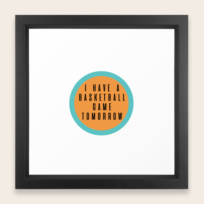 Basketball Vine Framed Art Print By Xojesss Society6