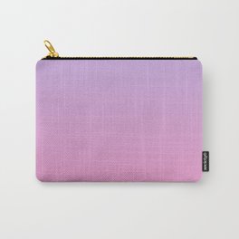 Pink and Purple Sunset Inspired Color Gradient Carry-All Pouch