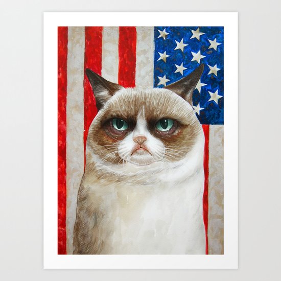 Born to be Grumpy Art Print
