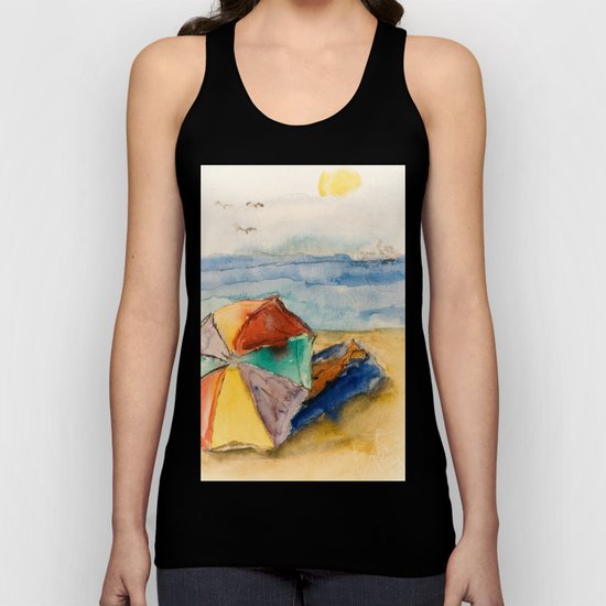 Seaside Holidays Unisex Tank Top
