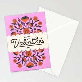 Happy Valentine's Day - Red/Pink Stationery Card